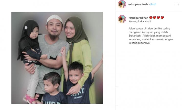 Zul Zivilia dan Retno Paradinah (Instagram/@retnoparadinah)