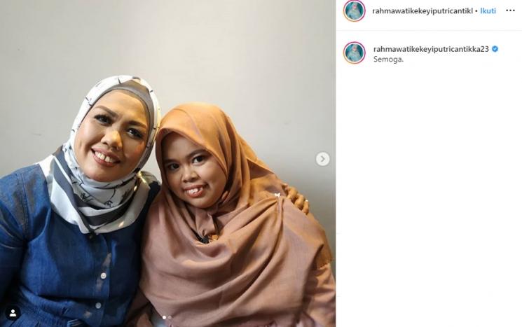 Kekeyi dan Elly Sugigi (Instagram/@rahmawatikekeyiputricantikka23)
