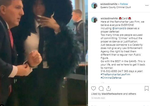 Cardi B. (Instagram/wickedinwhite)
