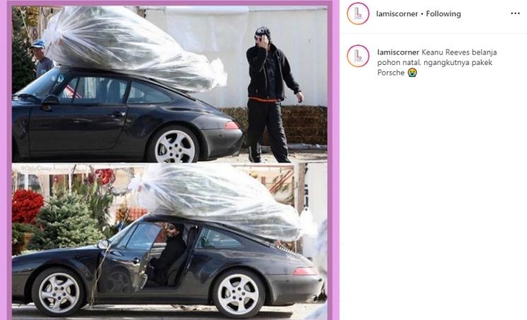 Keanu Reeves (Instagram/@lamiscorner)
