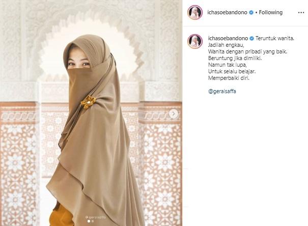 Alyssa Soebandono bercadar. (Instagram/@ichasoebandono)