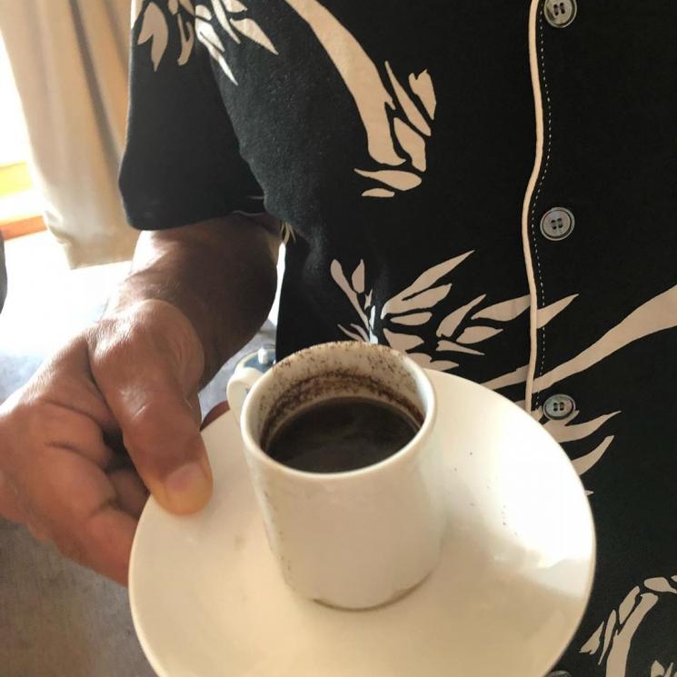 Kopi buatan Akshay Kumar (Instagram/@twinklerkhanna)