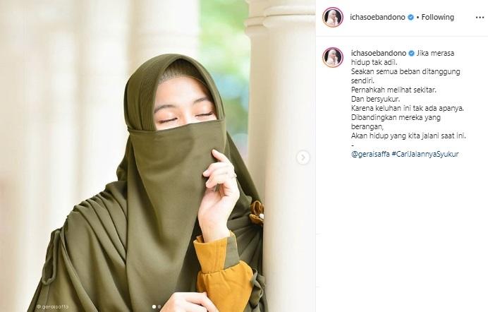 Alyssa Soebandono bercadar. (Instagram/@ichasoebandono)