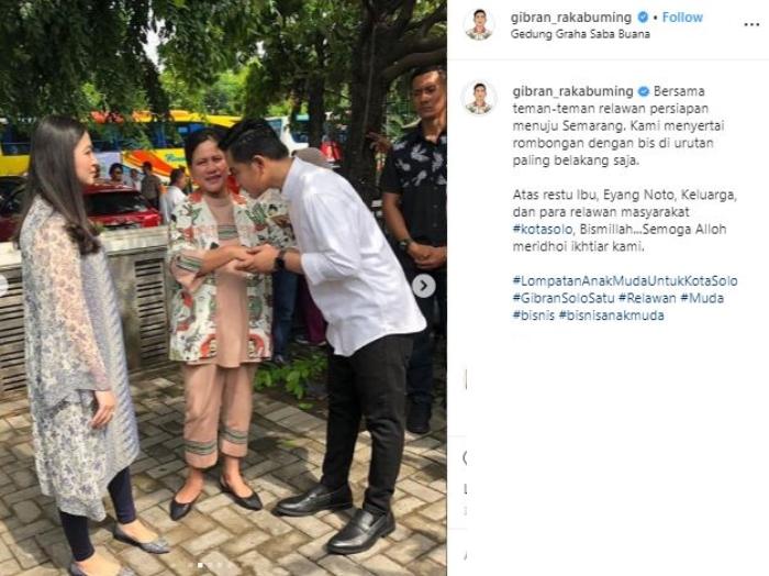 Selvi Ananda. (Instagram/@gibran_rakabuming)