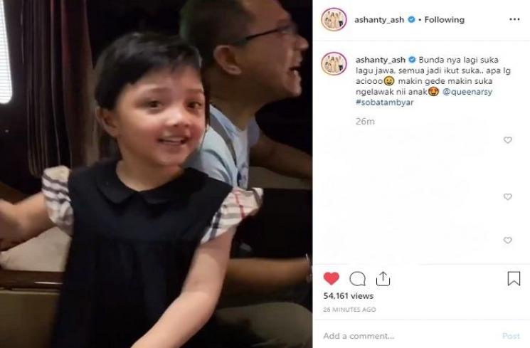 Arsy Hermansyah (Instagram @ashanty_ash)