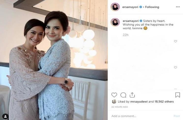 Cut Tari dan Ersa Mayori (Instagram @ersamayori)