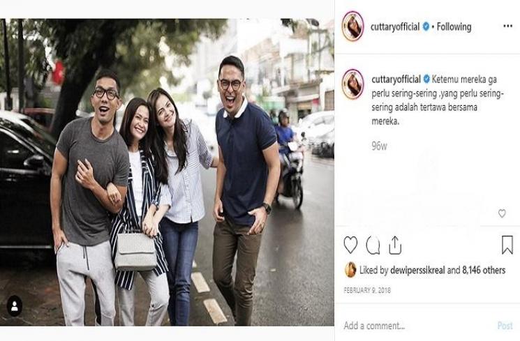 Cut Tari dan Ersa Mayori (Instagram @cuttaryofficial)