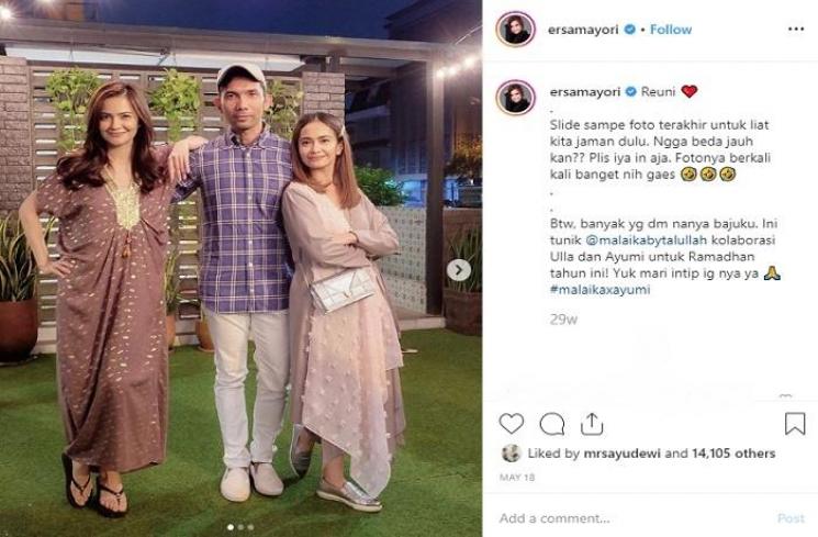 Cut Tari dan Ersa Mayori (Instagram @ersamayori)