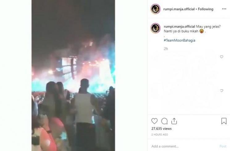 Luna Maya diduga berdansa dengan Faisal Nasimuddin (Instagram @rumpi.manja.official)