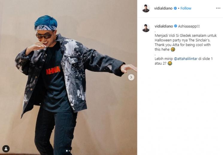 Vidi Aldiano (Instagram/@vidialdiano)