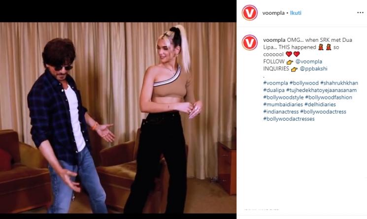 Shah Rukh Khan dan Dua Lipa (Instagram/@voompla)