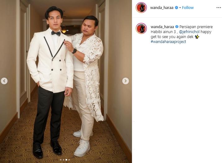Jefri Nichol (Instagram/@wanda_haraa)