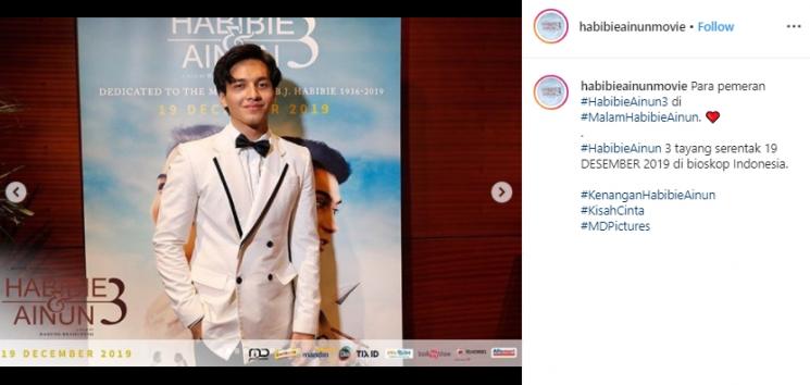 Jefri Nichol (Instagram/@habibieainunmovie)