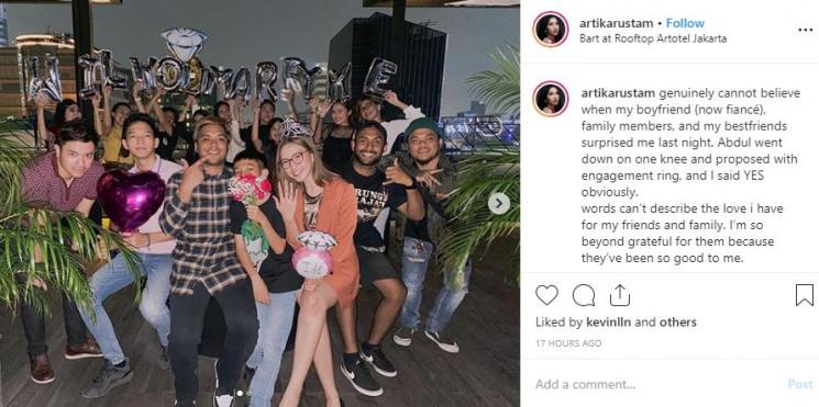 Artika Rustam, kekasih Abdul eks Idol. (Instagram/@artikarustam)