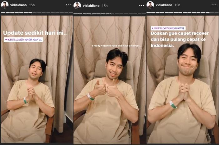 Kondisi terkini Vidi Aldiano (Instagram @vidialdiano)