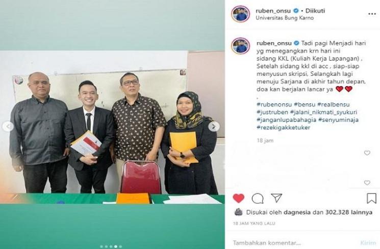 Ruben Onsu sidang laporan KKL (Instagram @ruben_onsu)