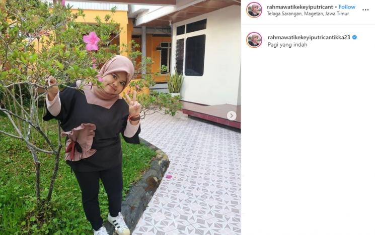 Kekeyi (Instagram/@rahmawatikekeyiputricantikka23)