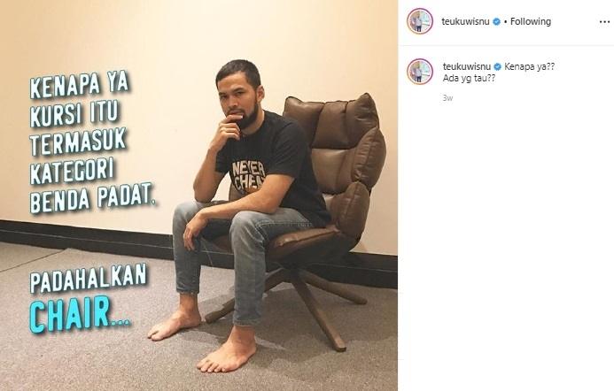 Quote Receh Teuku Wisnu. (Instagram/@teukuwisnu)