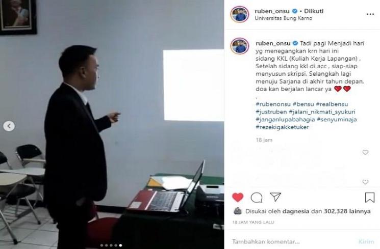 Ruben Onsu sidang laporan KKL (Instagram @ruben_onsu)