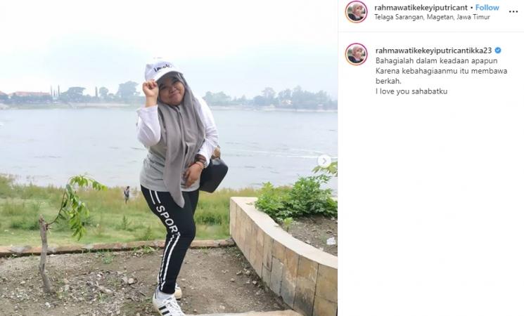Kekeyi (Instagram/@rahmawatikekeyiputricantikka23)