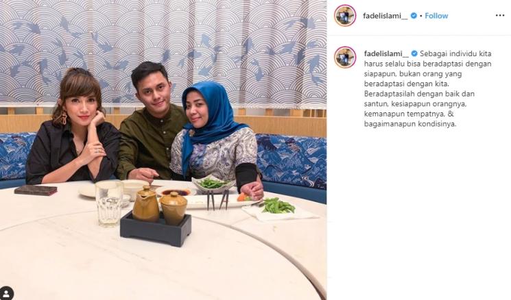 Kedekatan Muzdalifah dan artis tanah air (Instagram/@fadelislami__)