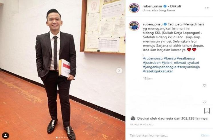 Ruben Onsu sidang laporan KKL (Instagram @ruben_onsu)