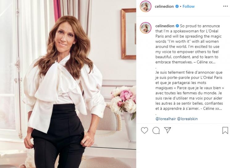 Celine Dion (Instagram/@celinedion)