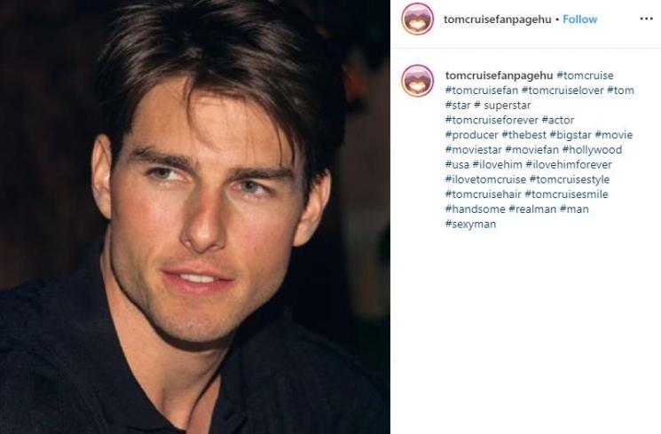 Tom Cruise (Instagram/@tomcruisefanpagehu)