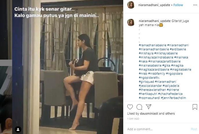 Nia Ramadhani. (Instagram/@niaramadhani_update)