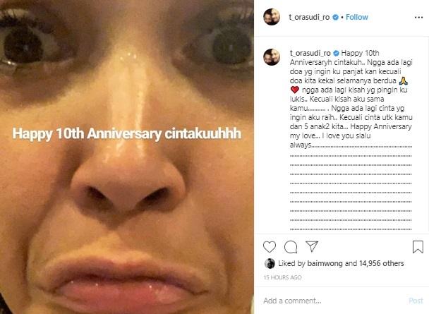 Postingan Tora Sudiro. (Instagram/@t_orasudi_ro)