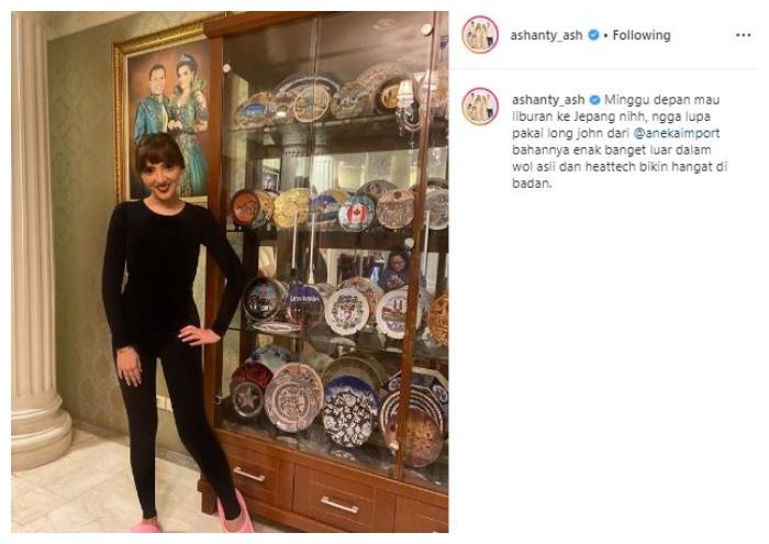 Ashanty dinilai terlalu kurus. (Instagram/@ashanty_ash)