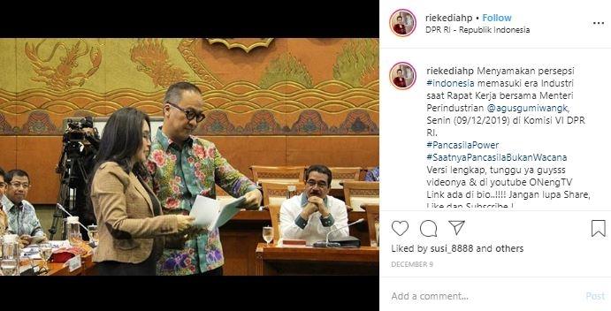 Rieke Diah. (Instagram/@riekediahp)