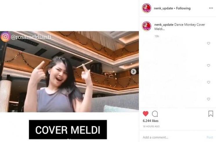 Rosa Meldianti (Instagram @nenk_update)