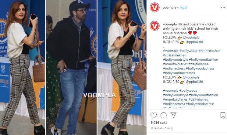Hrithik Roshan dan Sussanne Khan (Instagram/@voompla)