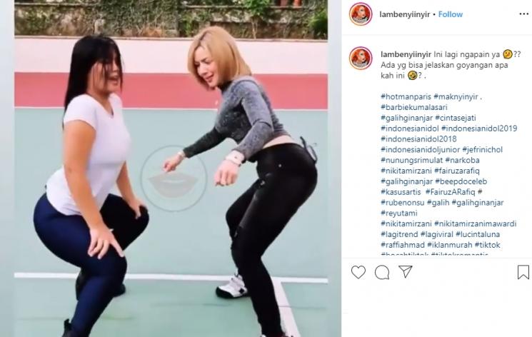 Barbie Kumalasari dan Rosa Meldianti (Instagram/@lambenyiinyir)
