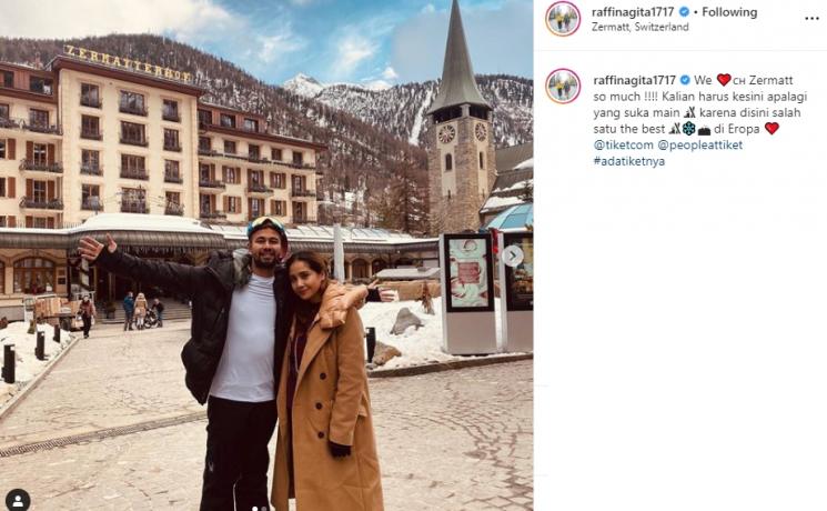 Potret Liburan Raffi Ahmad (Instagram/@raffinagita1717)