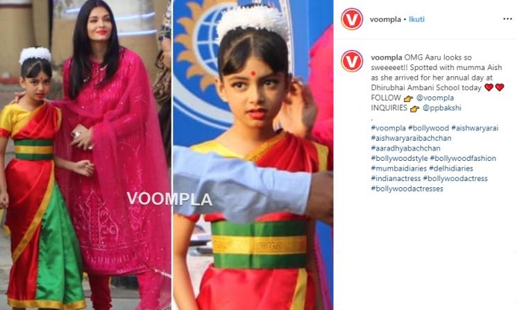 Aishwarya Rai dan Aaradhya Bachchan (Instagram/@voompla)