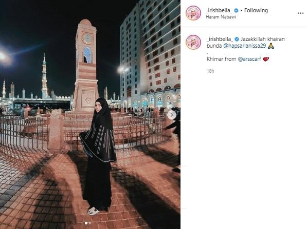 Irish Bella umrah. (Instagram/@_irishbella_)
