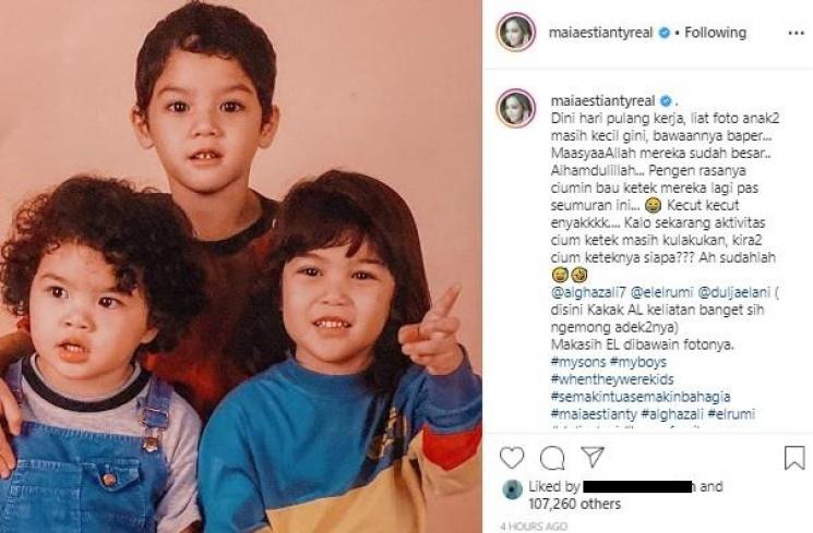 Al El Dul kecil. (Instagram/@maiaestiantyreal)