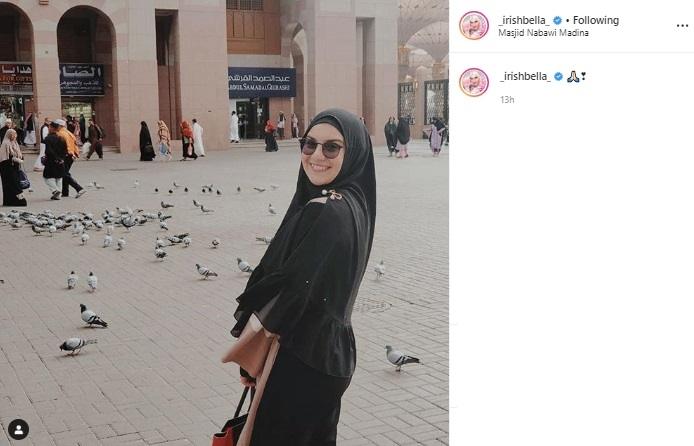 Irish Bella umrah. (Instagram/@_irishbella_)