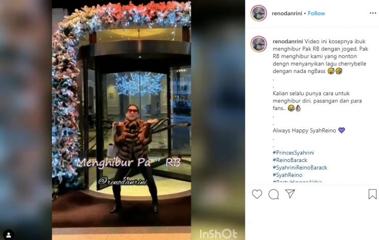 Reino Barack (Instagram/@renodanrini)