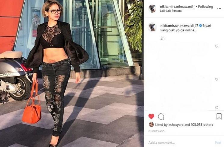 Perut six pack Nikita Mirzani dituding editan (Instagram @nikitamirzanimawardi_17)