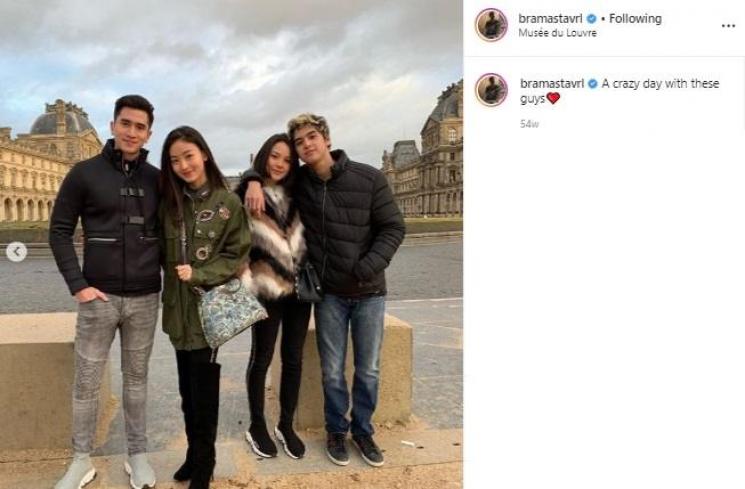 Foto kenangan Verrell Bramasta dan Natasha Wilona. (Instagram)