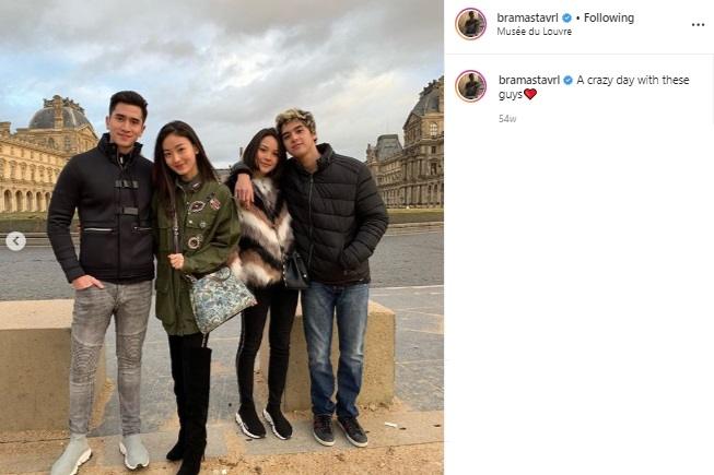 Foto kenangan Verrell Bramasta dan Natasha Wilona. (Instagram)