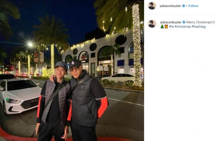 Azka Corbuzier dan Deddy Corbuzier (Instagram/@azkacorbuzier)