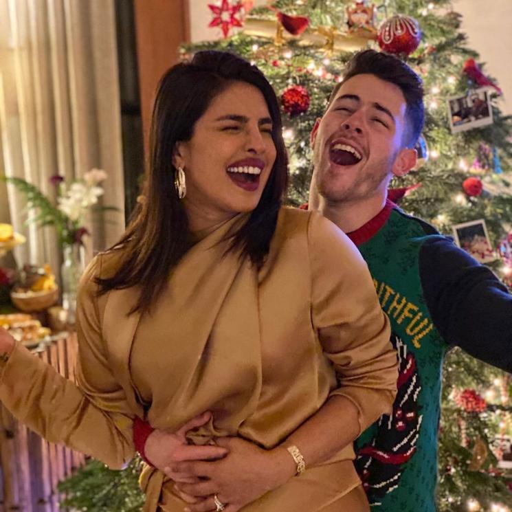 Priyanka Chopra dan Nick Jonas di Momen Natal (Instagram/@priyankachopra)