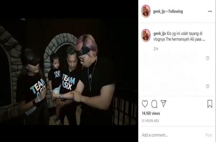 Atta Halilintar mengadu ke Anang Hermansyah (Instagram @genk_ijo)