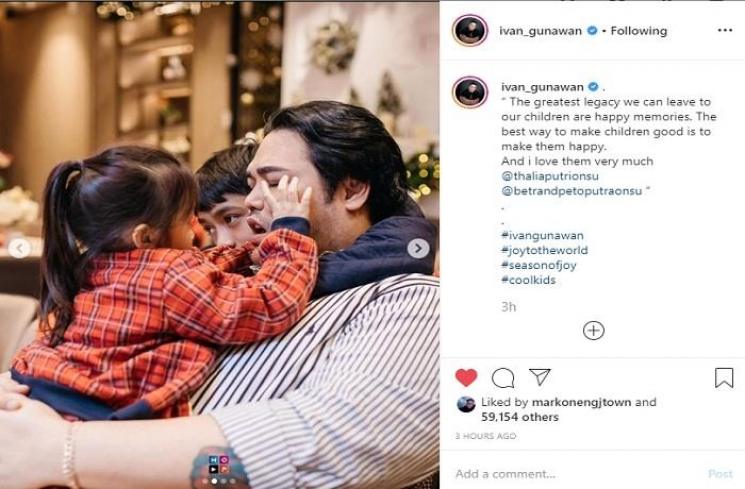 Momen kebersamaan Ivan Gunawan dengan Thania Putri Onsu dan Betrand Peto (Instagram @ivan_gunawan)