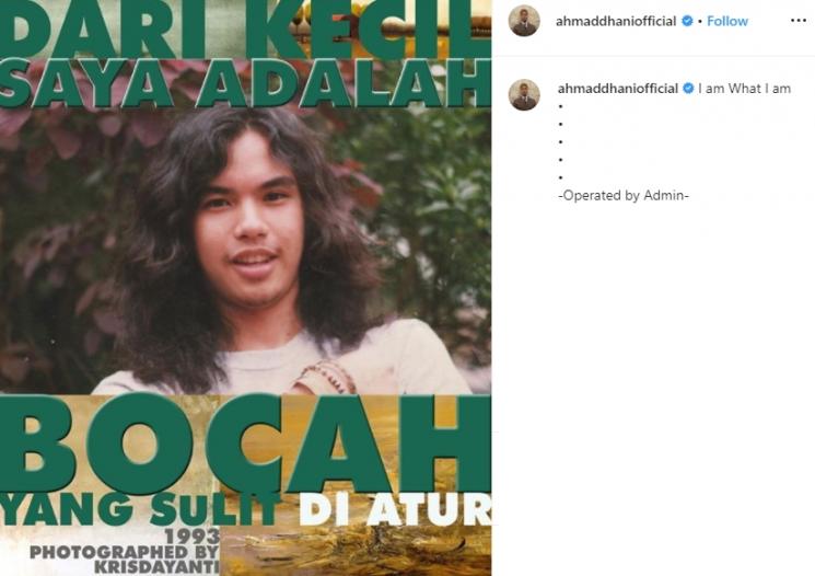 Transformasi Ahmad Dhani (Instagram/@ahmaddhaniofficial)
