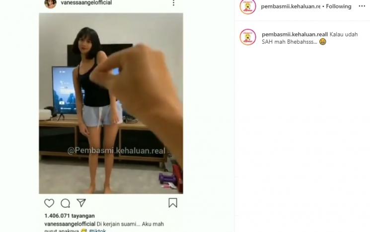 Vanessa Angel (Instagram/@pembasmii.kehaluan.reall)